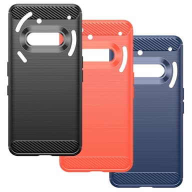SKALO Nothing Phone (3a) 5G Armor Carbon Cover - Blå
