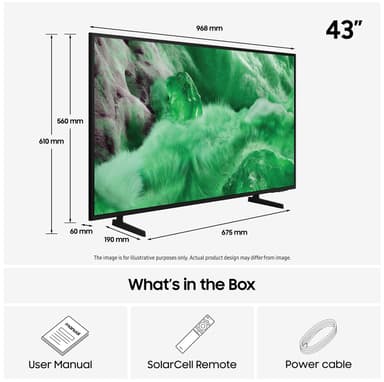 Samsung 43” Q7F3 4K QLED Smart TV (2025)