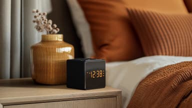 Philips R4500 digital clockradio (sort)