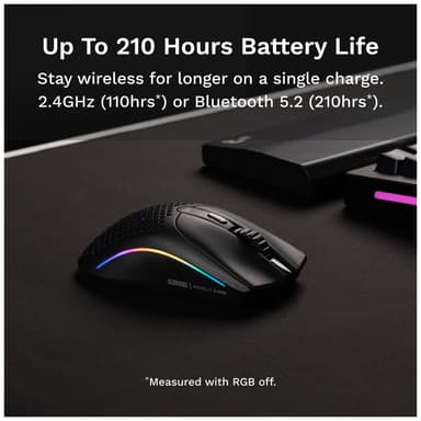 Glorious Model O 2 mini trådløs gaming mus (black)