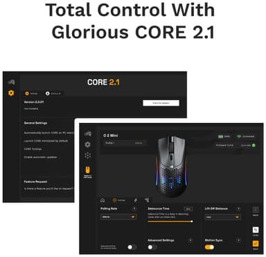 Glorious Model O 2 mini trådløs gaming mus (black)