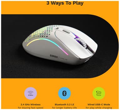 Glorious Model D 2 trådløs gaming mus (black)