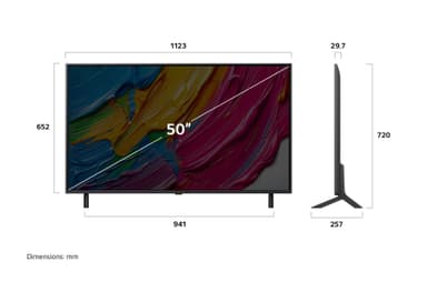 LG 50" QNED 80 4K QNED TV (2025)