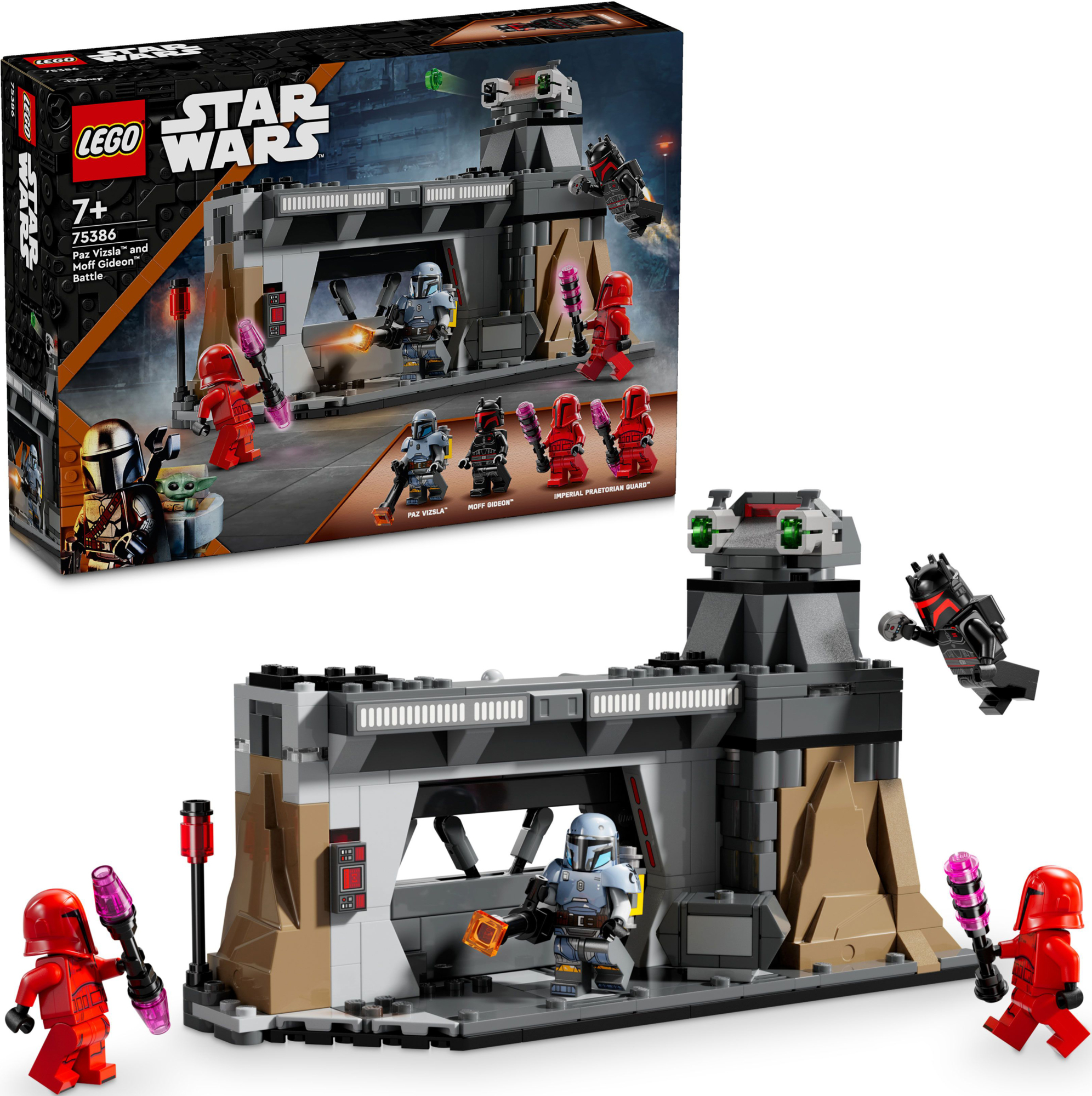 LEGO Star Wars Paz Vizsla og moff Gideons kamp 75386