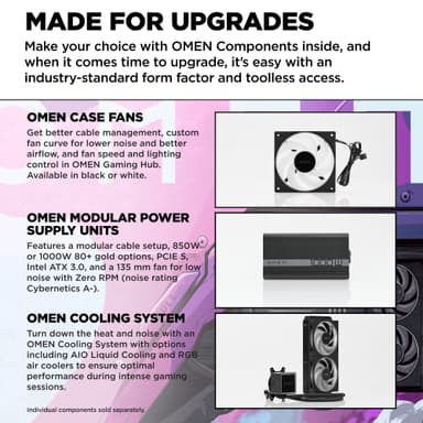 HP OMEN 35L GT16-0850no R7-8700F/16/1TB/5070 stationær gaming computer
