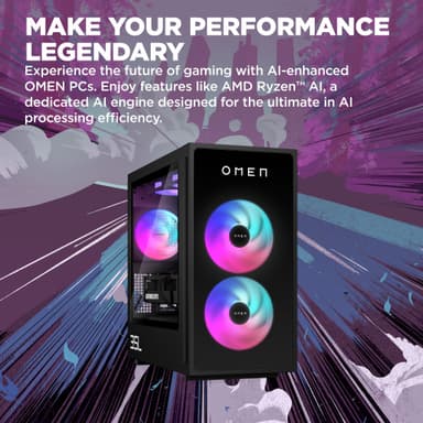 HP OMEN 35L GT16-0850no R7-8700F/16/1TB/5070 stationær gaming computer