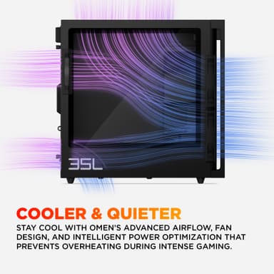 HP OMEN 35L GT16-0850no R7-8700F/16/1TB/5070 stationær gaming computer