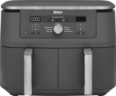 Ninja Dual Zone Max frituregryde DZ300 (Gun metal grey)