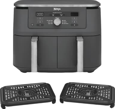 Ninja Dual Zone Max frituregryde DZ300 (Gun metal grey)
