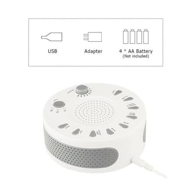 Sleep Easy White Noise Machine med 9 afslappende lydtilstande