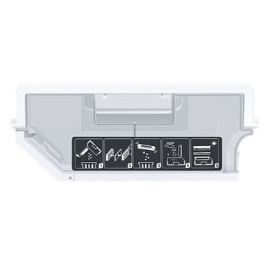 Affaldsspand til Ecovacs X1 / T10 Omni Turbo - Hvid