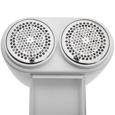 Adler Bulefjerner med LCD-display og dobbelt hoved - Hvid