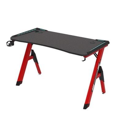 Spillebord med RGB - Sort med røde ben