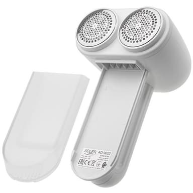Adler Bulefjerner med LCD-display og dobbelt hoved - Hvid