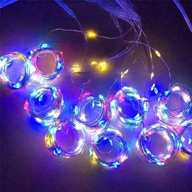LED-gardin 3 x 3 meter - Farve