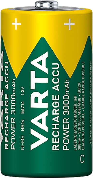 Varta Power C 3000Mah-batterier (2-pak)