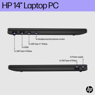 HP Laptop 14 N100/4/128