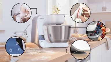 Bosch Series 4 køkkenmaskine MUM5XW00 (hvid)