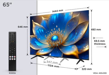 TCL 65" QLED780K 4K QLED TV (2025)