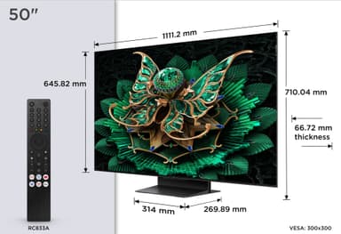TCL 50" MQLED85K 4K MINI-LED TV (2025)