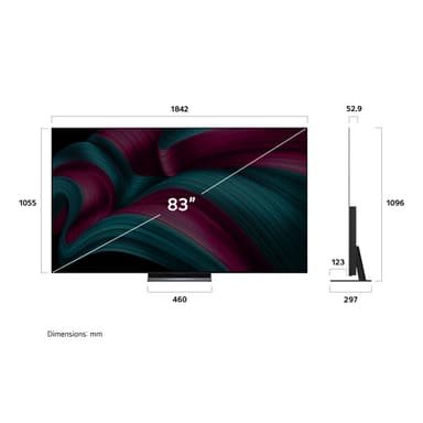 LG 83" OLED C 4K OLED evo TV (2025)