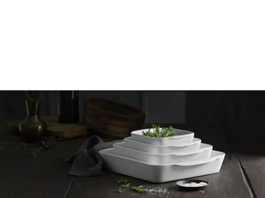 Pillivuyt Serie Originale Fad nr. 1 14 x 14 cm Hvid