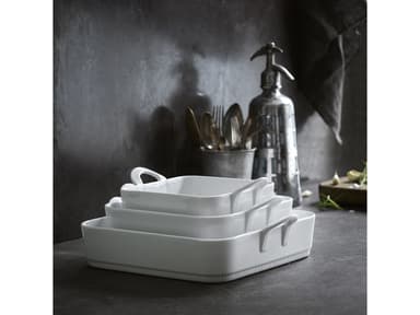 Pillivuyt Toulouse Fad 27 x 27 x 6 cm 3 liter Hvid