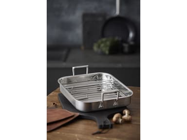 Pillivuyt Gourmet Bradepande m/rist Steel
