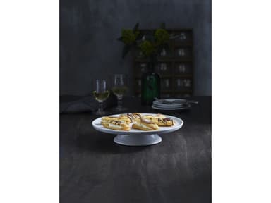 Pillivuyt Serie Originale Kagefad på fod Dia 30 cm Hvid