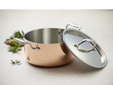 Blomsterbergs Gryde med låg 3 liter Kobber