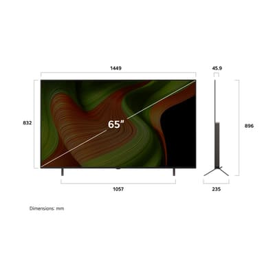 LG 65" B5 4K OLED TV (2025)