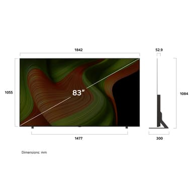 LG 83" OLED B 4K OLED TV (2025)
