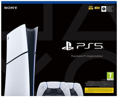 PlayStation 5 Slim Digital Edition (2 DualSenses-pakke)