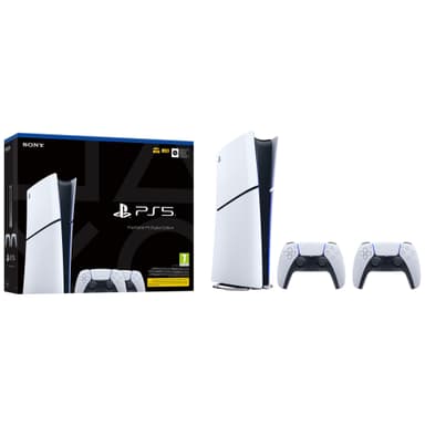 PlayStation 5 Slim Digital Edition (2 DualSenses-pakke)