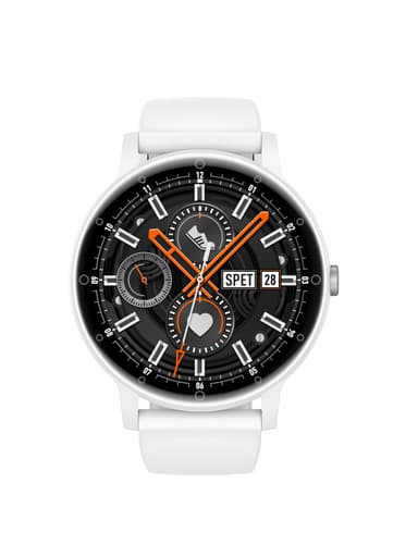 Smart Watch med puls- og blodtryksmåler Hvid