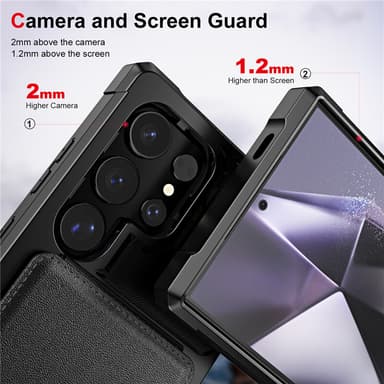 Beskyttende Flip Cover til Samsung - Sort Model 7