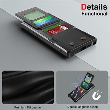 Beskyttende Flip Cover til Samsung - Sort Model 7