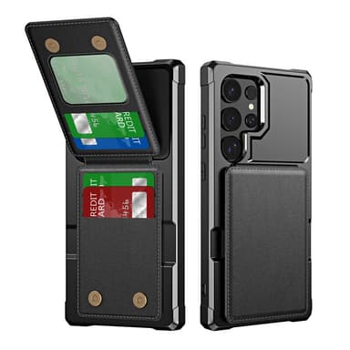 Beskyttende Flip Cover til Samsung - Sort Model 7