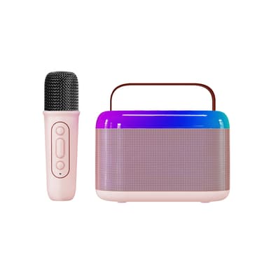 Trådløs karaoke mikrofon & Bluetooth højttaler Y3 - enkeltmikrofon