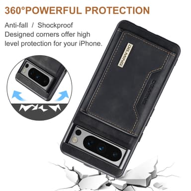 M2 Magnetic Wallet Case til Google Google Pixel 9/Google Pixel 9 Pro