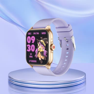 Smartwatch med puls, blodtryk, blodoxygenering og skridttæller Champagne