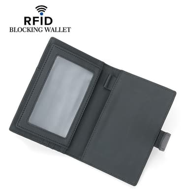Ægte læder RFID-pas holder - Sikker rejse tegnebog