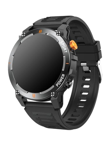 Smart Watch med puls- og blodtryksmåler Sort