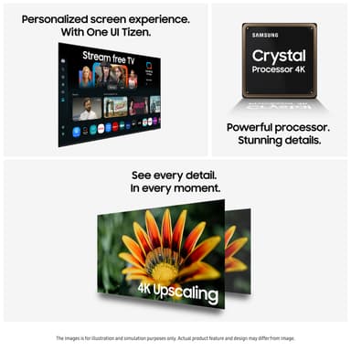 Samsung 43" U7005F 4K Smart TV (2025)