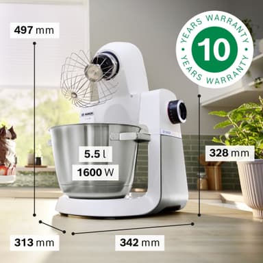 Bosch Series 6 køkkenmaskine MUMS6EW00 (hvid)