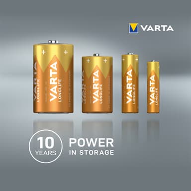 Varta Longlife AA-batterier (30-pak)