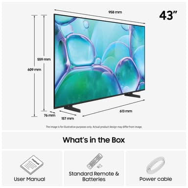 Samsung 43" U7005F 4K Smart TV (2025)