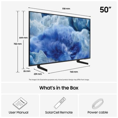 Samsung 50” Q8F 4K QLED Smart TV (2025)