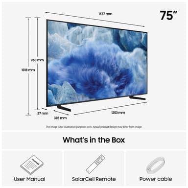 Samsung 75” Q8F 4K QLED Smart TV (2025)