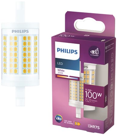 Philips LED-pære 11,5W R7S (hvid)